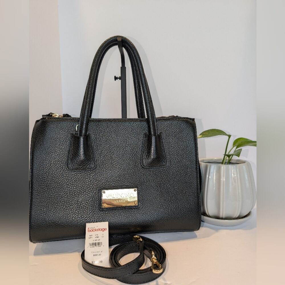 Mario Valentino Black Satchel